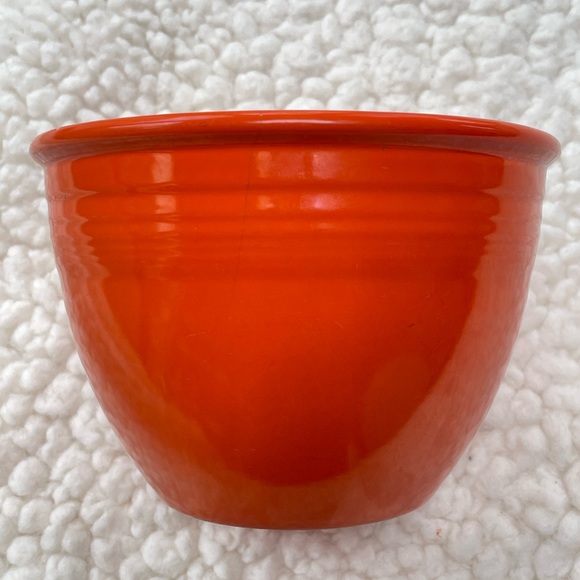 Vintage Radioactive Ordinal Red #3 Fiestaware Nesting Bowl Inside Rings. RARE - Picture 9 of 10